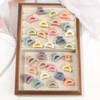 30Pcs Clip Para El Cabello De 1 Pulgada En Colores Multic Peace Para Mujeres Y Niñas No Slip Rectangular Para Cabello Delgado Y Grueso - details 8