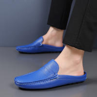 Zapatos Casuales De Verano Para Hombre YRZL Mocasines De Cuero Hechos a Mano Moda Driving Pantuflas De Conducción Slip on Loafers Para Exteriores - details 5