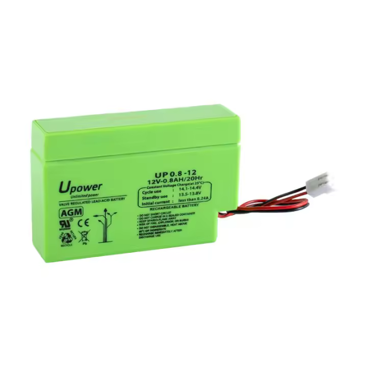 Batería Sellada U-Power 12V 0.8Ah para Equipos Médicos y Eléctricos - 1