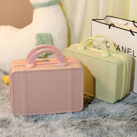 Maleta retro portáthil de 14 pulgadas para equipamiento, estuches para Cosméticos, Maleta Pequeña, mini Maleta de Recuerdo de 16 pulgadas, Caja de contraseña Liviana, Caja de viaje - details 3