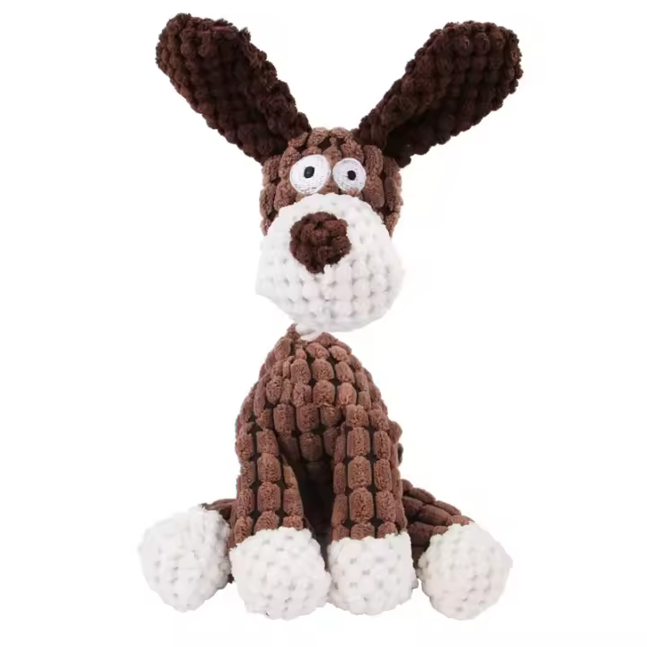 Juguete De Peluche Para Perros Forma De Animales Interactivo Masticable Para Pequeños Y Grandes Perros Y Puppies Entrenamiento Accesorios - 1