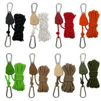 Cuerda De Acople Rápido Para Tienda De Campaña 5M Ajustable Con Pulley Reflectante Líneas De Hombre Para Exteriores Accesorios De Camping - details 21