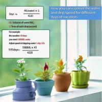 Paquete de 24 púas de riego automático para plantas, con interruptor de válvula ajustable, para interior y exterior. - details 3