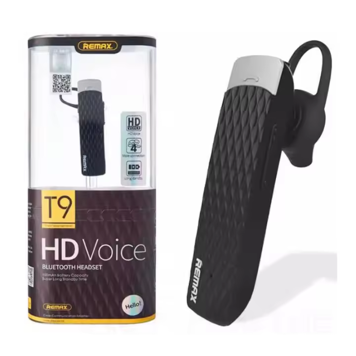 REMAX T9 Auricular pinganillo manos libres bluetooth 4.1 Micrófono HD Conexión múltiple Negro ⋆ Envío desde España ⋆ Producto práctico y funcional ⋆ Buen rendimiento ⋆ Diseño moderno y compacto - 1