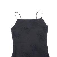 Vestido Gótico Negro Sexy Para Mujer Verano Impresión Floral Streetwear Sin Mangas Patchwork Elegante Fiesta Club Lolita Vestidos - details 11