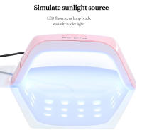 LULAA Linterna De Secado De Uñas Con 24 Diodos LED Lámpara De Fototerapia Profesional Para Manicura Con USB Equipo Integrado Tamaño 18.3*12.7*7.5cm Peso 0.135kg - details 4