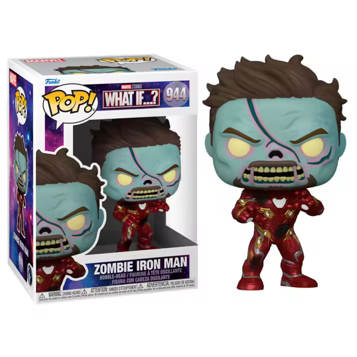 Figura Pop Marvel What If Zombie Iron Man-Figura de Vinilo Coleccionable - Idea de Regalo- Mercancia Oficial - Juguetes para Niños y Adultos - Movies Fans - Muñeco para Coleccionistas y Exposición - 1