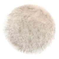 Alfombra De Cuero De Oveja Sintético Redonda Con Pelo Grueso Lavable En Máquina Decoración Hogar Moderna Suave Y Estilosa Para Sala De Estar Alfombra Antideslizante Para Bebés Y Niños - details 2