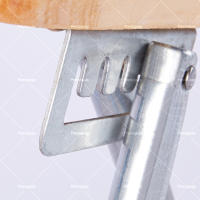 Silla plegable para exteriores, portátil, para camping, picnic, playa, ocio, oficina, con correa para el hogar, 100 x 50 cm - details 4