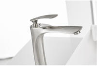 Grifo De Baño Blanco Mezclador De Cromo Para Inodoro Y Fregadero Con Acabado En Oro Y Plata Cerámica Monomandoz Agua Caliente Y Fría - details 7