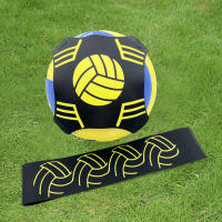 Bolsa De Fútbol Para Niños Equipo De Entrenamiento De Juego Solo Cinturón Auxiliar De Rotación Color Negro + Amarillo Tamaño 23*23cm - details 7
