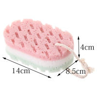 3Pcs Esponja De Baño Con Bola De Ducha Para Masaje Y Exfoliación De Cuerpo Limpieza Corporal Accesorios De Baño Cepillo De Esponja - details 1