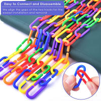 Bloques Educativos De Cadena Geométrica Para Niños Juguete De Entrainamiento De Acción Arco Iris C-Clip Fabricado En Plástico Adecuado Para Edades 6-12 Años - details 5