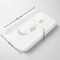 BATHBY Cambiador Bebé Acolchado Impermeable con Bordes de Seguridad, Suave y Antideslizante, Fácil de Limpiar, 85x50x10cm - details 5