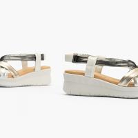 PITILLOS 5541 Sandalias altas mujer 31489 24V SANDALIA TUBULARES CRUZADOS ORO - details 1