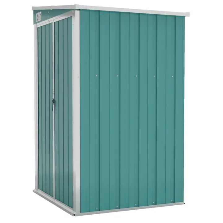 vidaXL Cobertizo de Jardín de Pared Acero Galvanizado Cubierta Organizador Color Antracita,  Gris,  Verde y mas - 1
