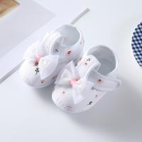 Zapatos De Bebé Para Primera Caminata Con Lazo Floral Para Niñas Suela Suave Comoda Para Recién Nacidos Niños Recién Nacidos Verano 2024 - details 3
