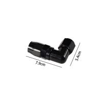 Adaptador De Tubo De Aceite Y Combustible De Aluminio AN10 Angulo Recto 90 Grados Con Plug NPT Y Cabeza Giratoria TF-1003 - details 1