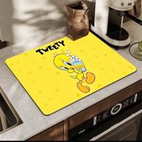 Alfombrilla De Cocina Looney Tunes T-Tweety Bird Absorbente Y Antideslizante Estilo Retro Para Secar Platos Y Cubiertos - details 7