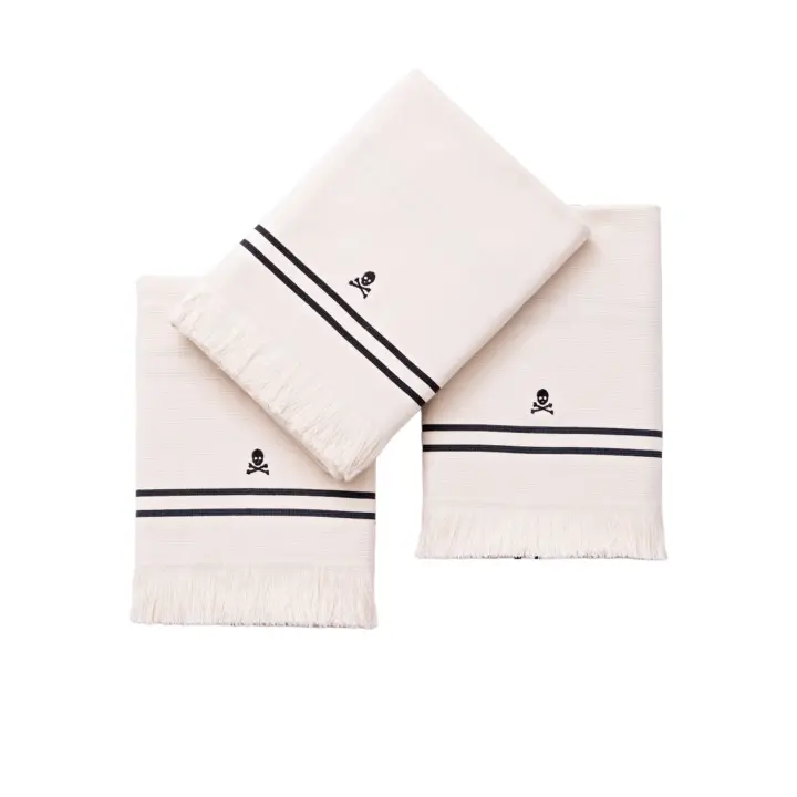 Scalpers Home Set 3 paños de cocina 50x70cm 100% algodón 320GSM con logo bordado - 1