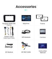 Junsun-reproductor Multimedia X7 MAX para coche Radio con Android CarPlay inalámbrico voz IA 2K 13.1 pulgadas para Peugeot 208 2008 20009 2010 2011 2012 2013 2014 2015 2016 2017 2018 - details 29