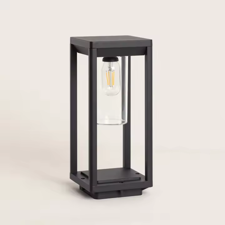 Ledkia Baliza Exterior Superficie Pie 35cm Aluminio Askari Negro - 1
