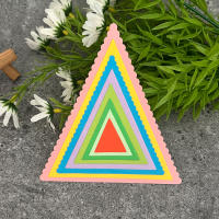 Molde De Corte De Metal En Forma De Flor Redonda Cuadrada Triangular Y Irregular Para Scrapbooking Tarjetas Y Manualidades - details 15