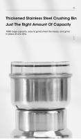 Mini Trituradora Eléctrica De 300ml Ultrafina Para Alimentos Para Bebés Café Especias Pimienta Trigo Molinillo De Granos Con 4 Hojas De Acero Inoxidable - details 3