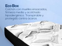 Colchón Viscoelástico con muelles ensacados Boxvisco - Calidad Alta - Altura 21cm - Relieve - Hipoalergénico - Somnia Descanso - Fabricado en España - Firmeza Media - details 2