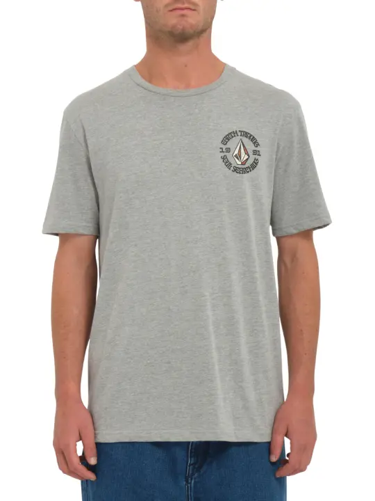 Camiseta Volcom Fried Heather - Heather Grey - 1