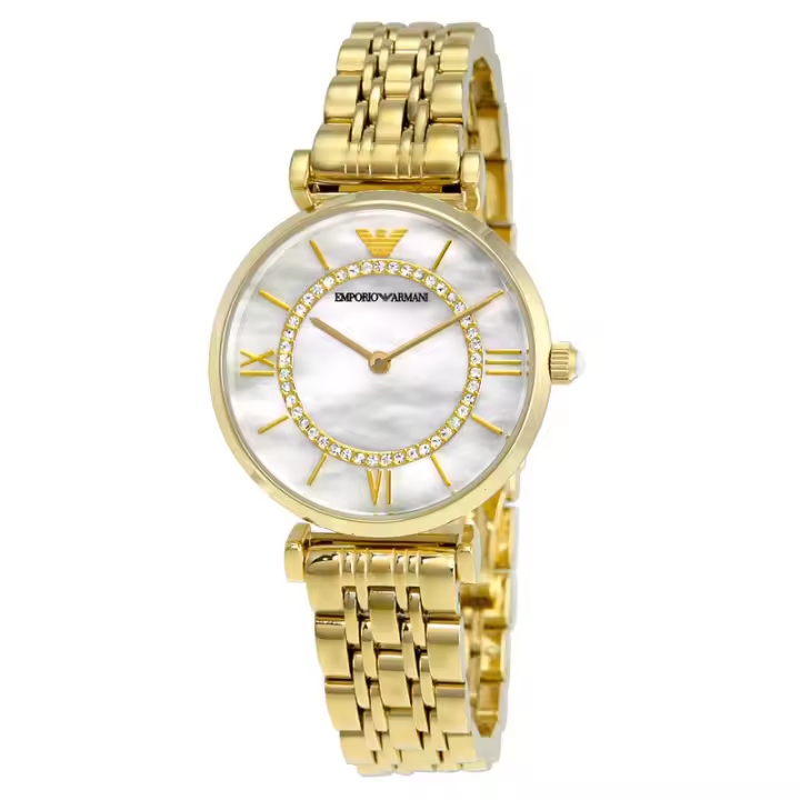 Emporio Armani Reloj Mujer AR1907, con calendario, Incluye Caja Original, Diámetro: 32MM - 1
