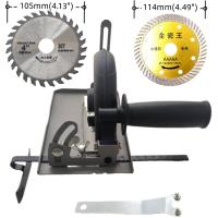 Base De Corte Ajustable a 45° Para Amoladora De Ángulo Con Profundidad De Corte Posicionada Herramienta De Fijación Para 100/115/125mm - details 0