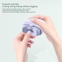 Automatic Nail Cutter with 2 Speed, Cordless Rechargeable Fingernail Cutter and Nail Scraps Storage, with LED Light, Portable Nail File - details 0