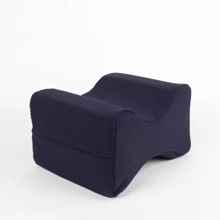 Almohada De Soporte Para Piernas Y Rodillas Ortopédica De Espuma De Memoria Con Rebound Lento Para Mujeres Embarazadas Almohada Para Dormir De Lado En Plis Plas Y Sólido - 1