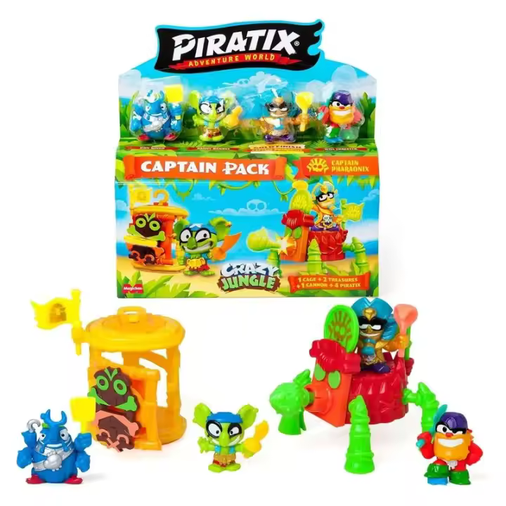Piratix Crazy Jungle Captain Pharaonix Pack Naranja 40782 MAGIC BOX - 1