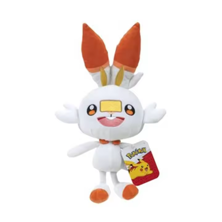 Peluche pokemon scorbunny 21 cm - 1