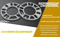 M MODAUTO Separador Llanta Universal, Separador Ruedas del Vehículo, Adapta PCD 4x98/100/110/108/112/114.3, 5x100/110/108/112/114, Aleación de Aluminio, Universal - details 2