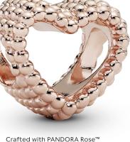 PANDORA puramente Dije con cuentes en forma de Corazón Abierto, Viene con Caja De Regno original. - details 1