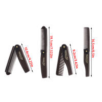 Peine Plegable Portátil De Plástico Para Barba Peine De Cabeza Para Hombres Y Mujeres Herramienta De Peinado Para Cabello Uso Profesional O Doméstico - details 6