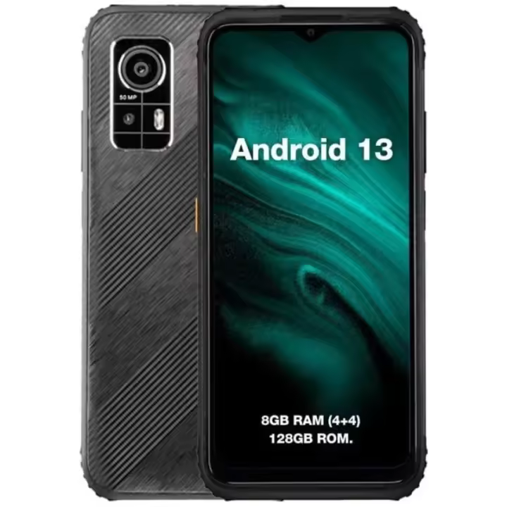 AGM H6 Lite 128GB - Smartphone Rugerizado HD+ 6,56 Pulgadas - Procesador Octa-Core T606 - Cámara Dual 50MP + 2MP - 1