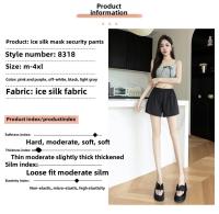 Pantalones De Pijama Para Mujer En Seda Helada Verano Leggings Delgados Transpirables Talla Grande Shorts Blancos Pantalones De Dormir Para Dama - details 17