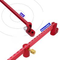 Regla De Dibujo Ajustable En Metralla E Inch Compass Scribe Center Finder Calibrado Para Carpintería Herramienta De Marca De Circulo Fijo - details 1