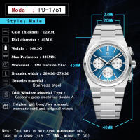 Reloj De Pulsera De Cuarzo PAGANI DESIGN VK63 Para Hombre Reloj De Lujo Deportivo Resistente Al Agua Con Cronógrafo Y Cristal De Zafiro - details 11
