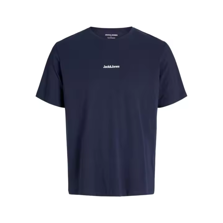 JJMINE TEE SS CREW NECK Navy Blazer - 1