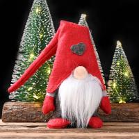 1PC Gnomes De Navidad De Peluche Decoraciones Diseño De Corazón Hecho a Mano Tomte Nisse Muñecos Sin Cara Para Regalos De San Valentín Y Agradecimientos - details 10