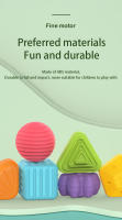 Juguete De Rompecabezas Deportivo Para Niños En Cubos De Color Bloque Para Coordinación Ocular-Motorial Juguetes Educativos Para Bebés - details 14