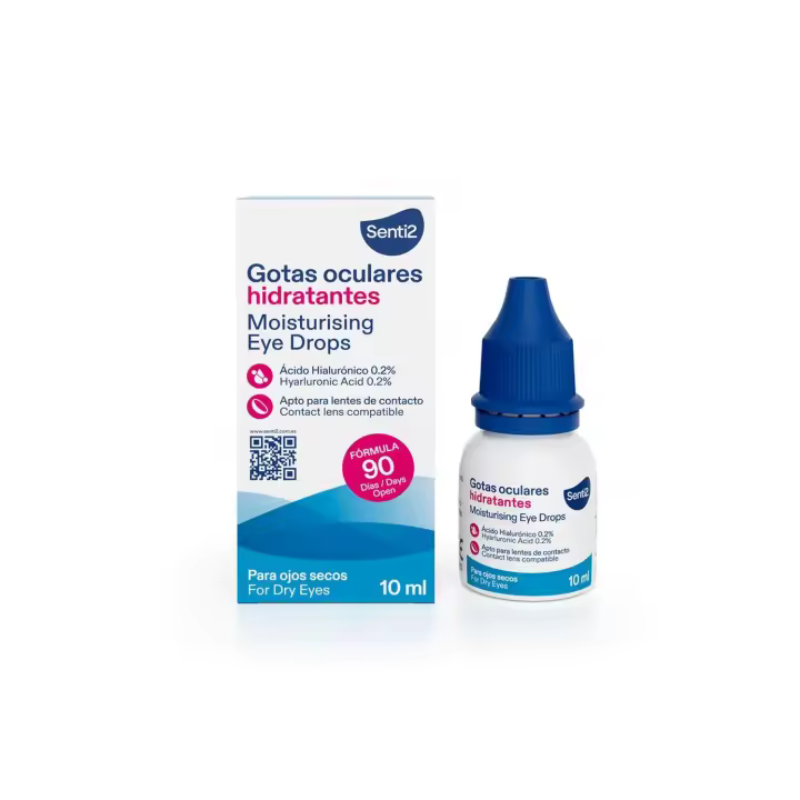 Senti2 Gotas Oculares Hidratantes Protección y Humectación Ocular 10 Ml - 1