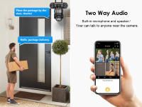 Cámara De Seguridad IP 3 Lentes Wifi 4G SIM Tarjeta Wireless Monitor 360 Grados Exterior Impermeable CCTV Doméstico Vigilancia - details 9