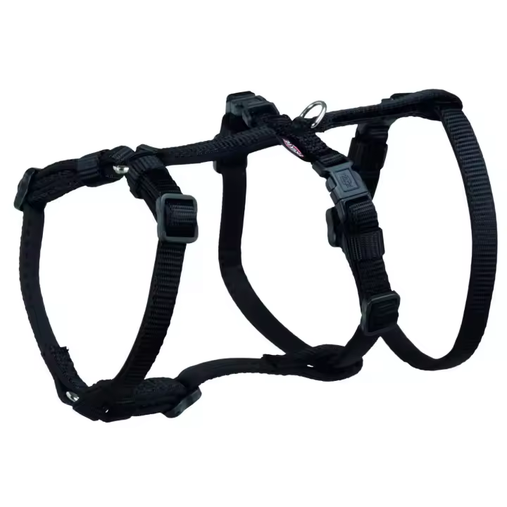 TRIXIE Arnés Guía Stay, XS–S, 30–40 cm/10 mm, Negro - 1