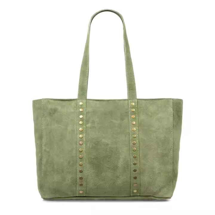 Firenze Artegiani. Alonte bolso de hombro mujer. Piel auténtica Gamuza. Made in Italy. Vera Pelle Italiana. - 1